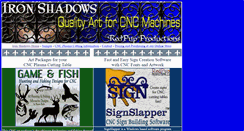 Desktop Screenshot of ironshadows.com