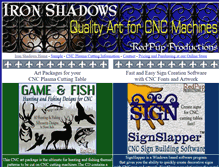 Tablet Screenshot of ironshadows.com